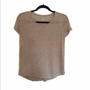 Gap Luxe T-shirt light blush/beige size M